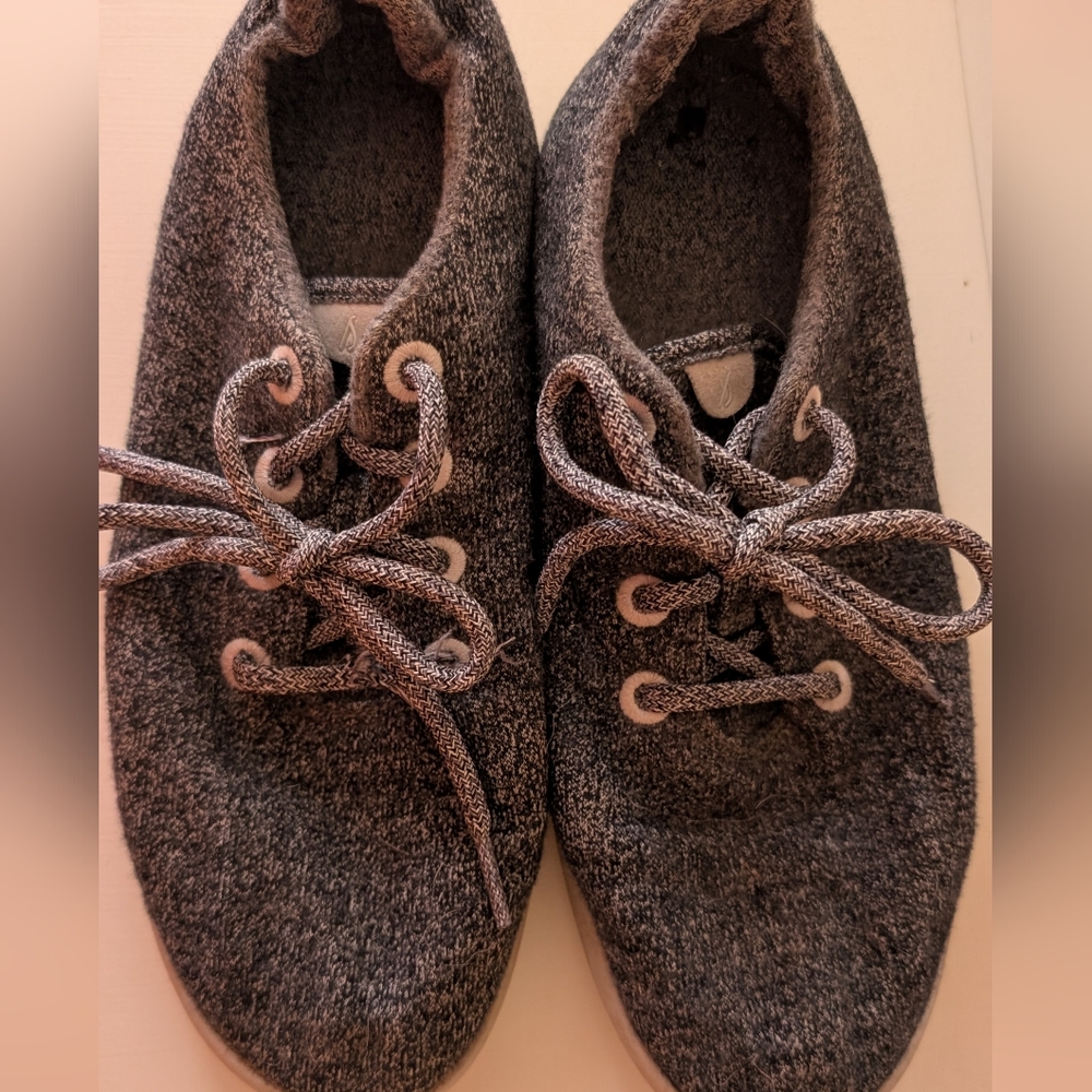 Women's Grey Wool Runners Allbirds Size 10